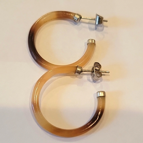 925 silver post and caps on earrings bone? - Picture 4 of 6